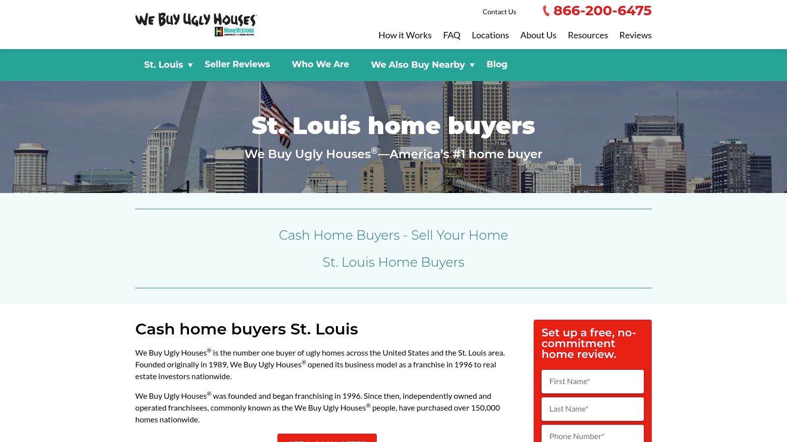 We Buy Ugly Houses (HomeVestors), St. Louis franchise