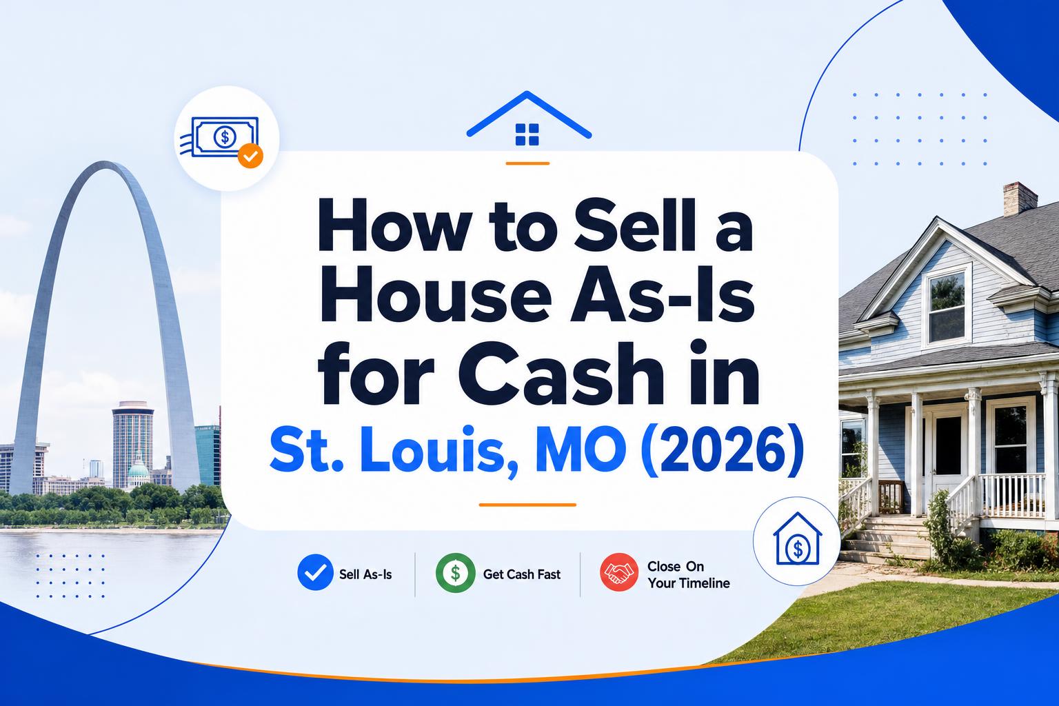 How to Sell a House As-Is for Cash in St. Louis, MO (2026)
