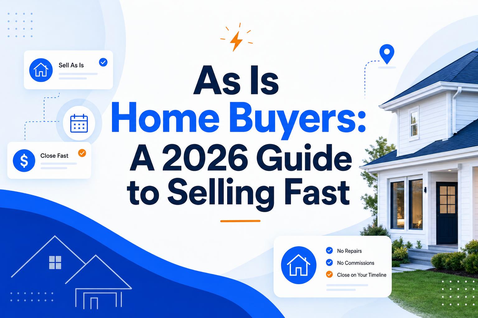 As Is Home Buyers: A 2026 Guide to Selling Fast