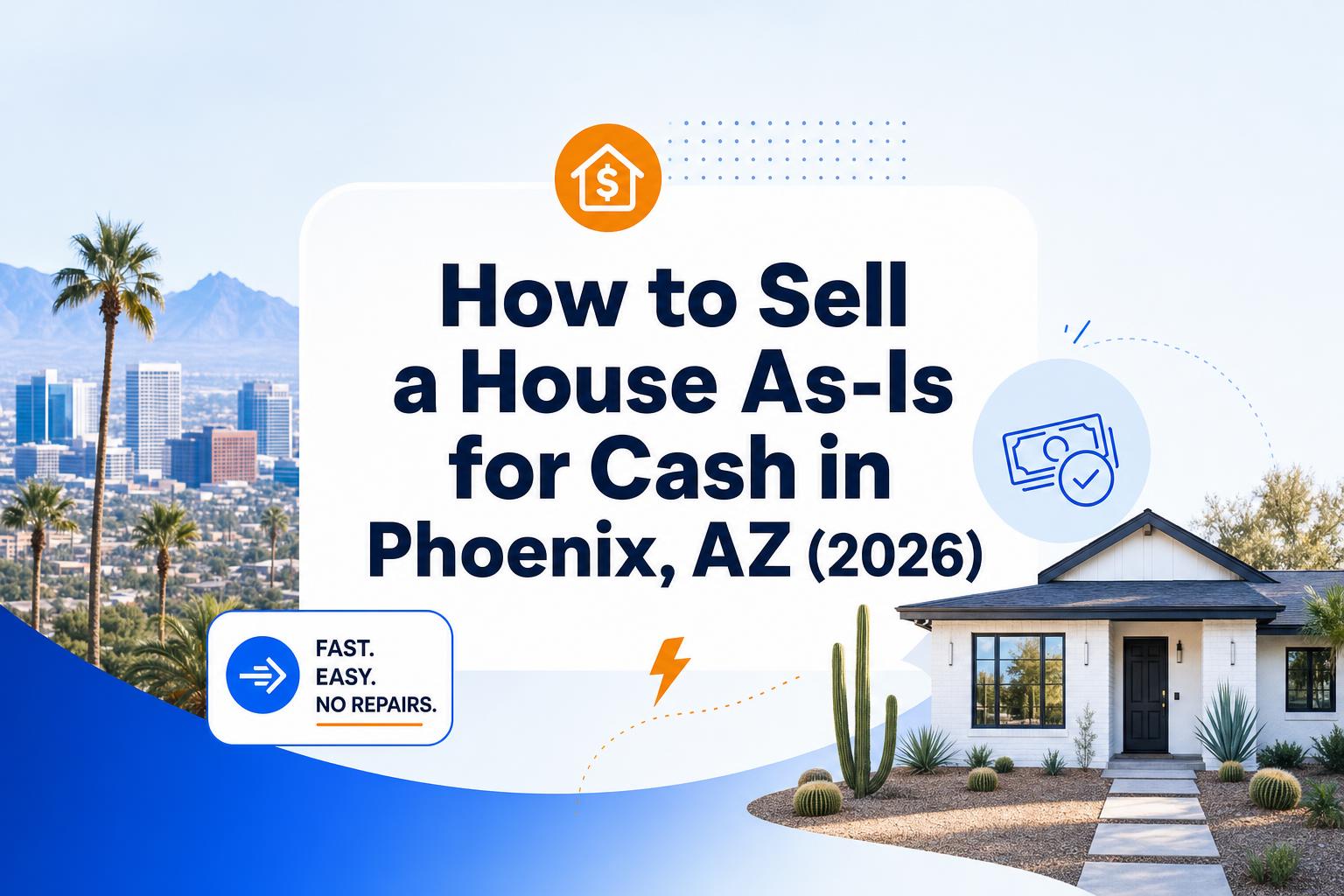 How to Sell a House As-Is for Cash in Phoenix, AZ (2026)
