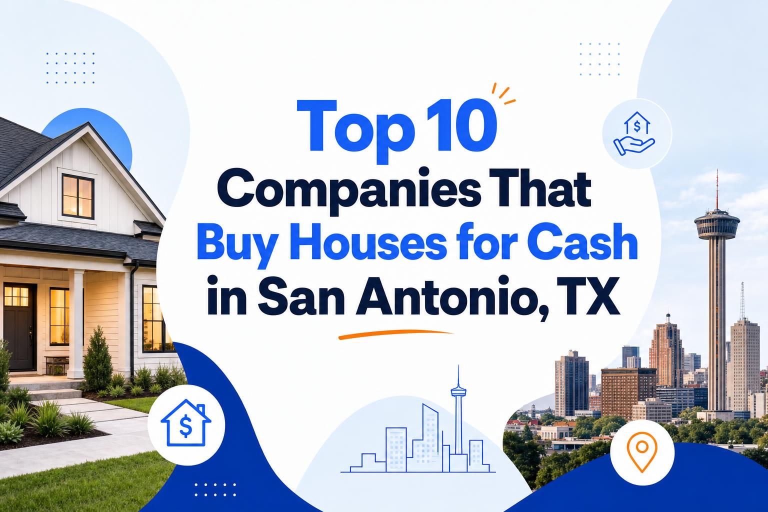 Top 10 Companies That Buy Houses for Cash in San Antonio, TX
