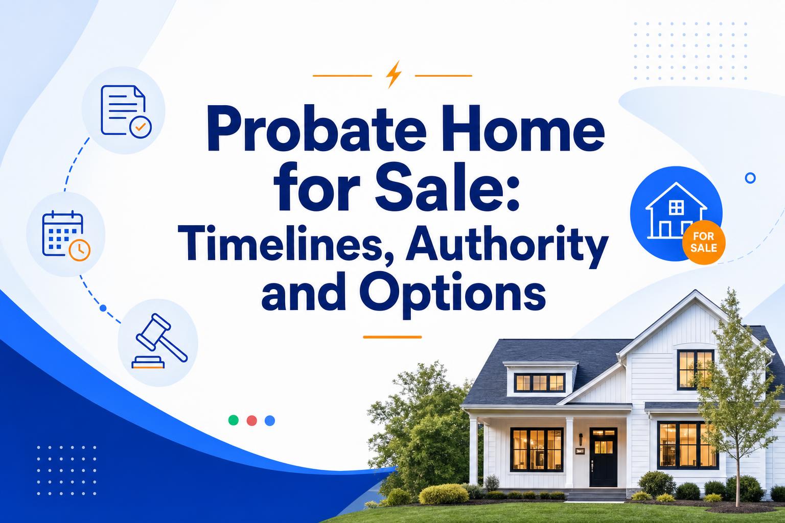 Probate Home for Sale: Timelines, Authority and Options